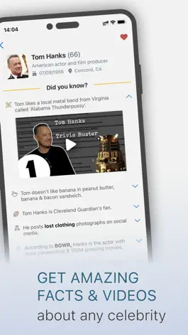 Game screenshot Combster: Celebrity Fun Facts apk