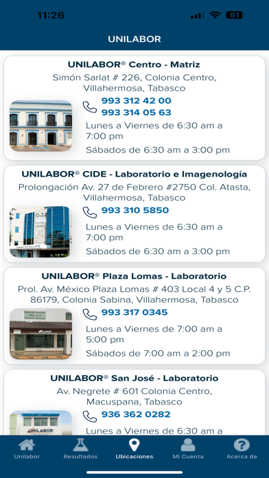 UNILABOR® Screenshot
