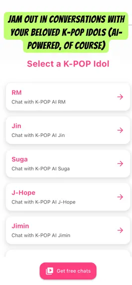 Game screenshot Chat with AI Kpop Idols mod apk