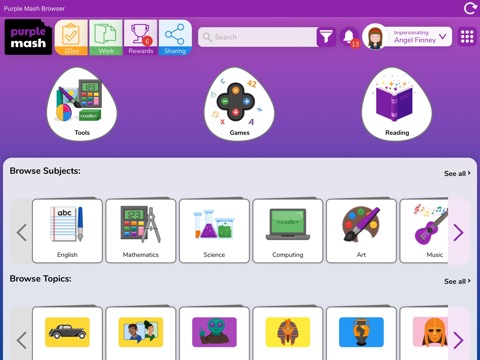 Purple Mash Browserのおすすめ画像2
