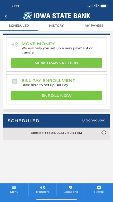 Iowa State Bank for iPhone Screenshot