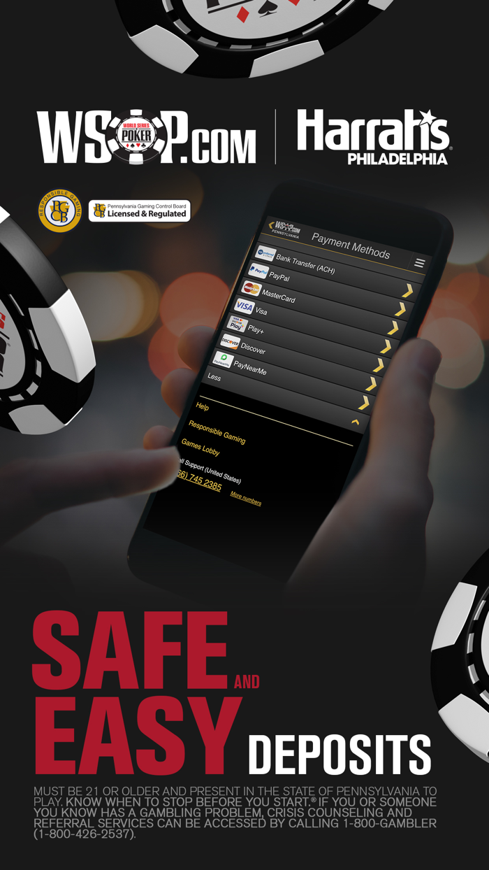 WSOP Real Money Poker - PA