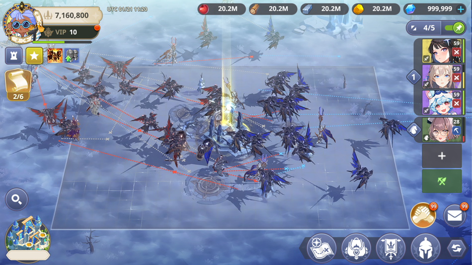 #9. GRAND CROSS : Age of Titans (iOS) โดย: Netmarble Corporation