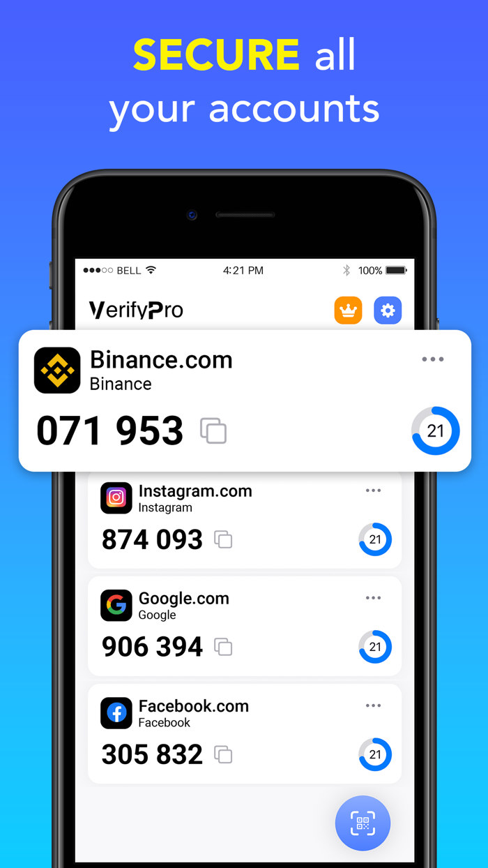 VerifyPro - 2FA Authenticator