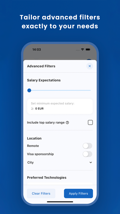 GermanTechJobs Screenshot