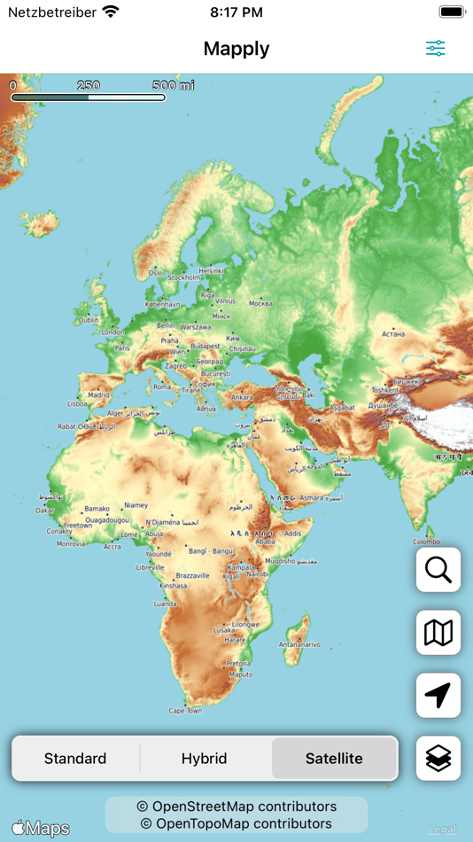 Mapply for Open Street Map - 1.2.0 - (iOS)
