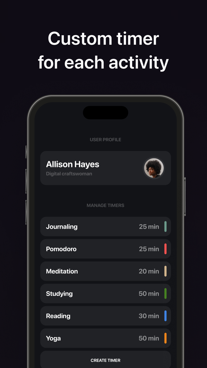 Emphasis Flow and Focus Timer