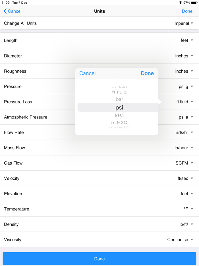 Pipe Flow Gas Pipe Length