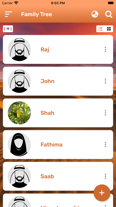 Al Shajarah Family Tree Screenshot