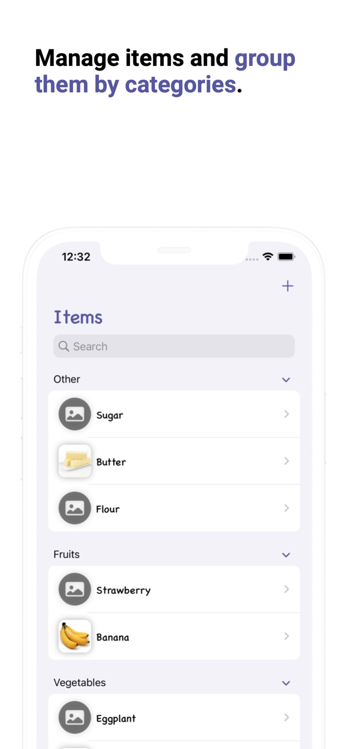 Grocery List Make it simple