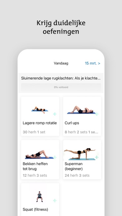 FysioThuis App Screenshot