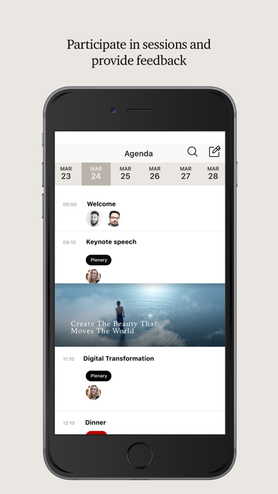 L'Oreal TR EMEAI Events Screenshot