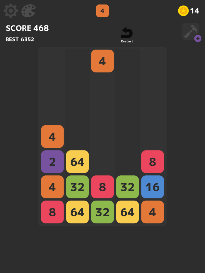 Merge Number Block 2048 Puzzle