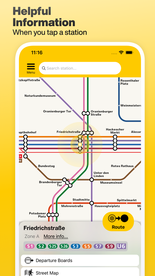 #4. Berlin Subway: S & U-Bahn map (iOS) Podle: Mapway Limited