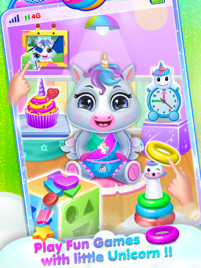Cute Unicorn Daycare Toy Phone