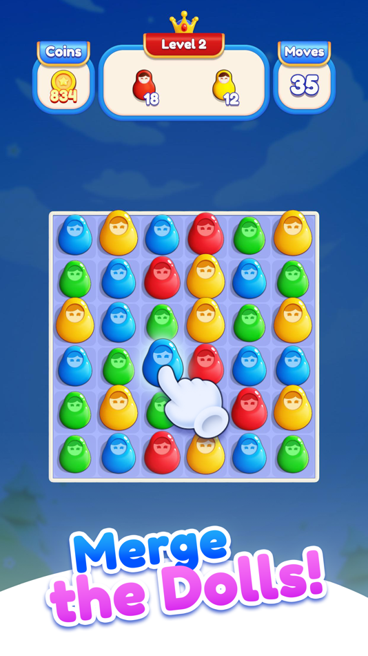 #1. Dolls Stack: Match & Stack! (iOS) 由: Voodoo