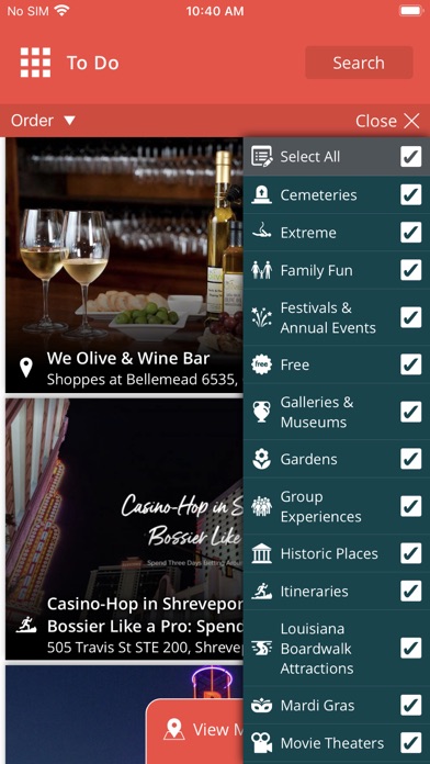 Visit Shreveport-Bossier LA Screenshot