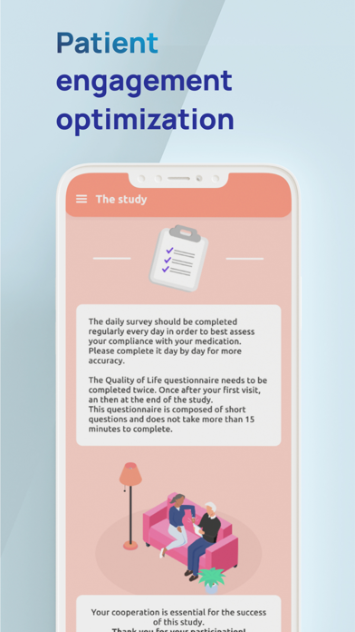 b.research Patient Access Screenshot