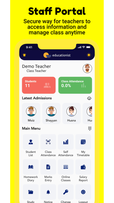 Educationist | School App Screenshot
