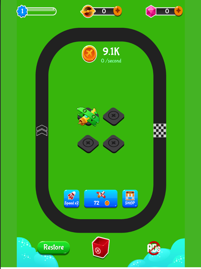 Merge Plane – Idle Airplane