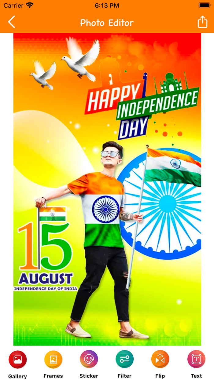 15 August - Photo Frame Editor