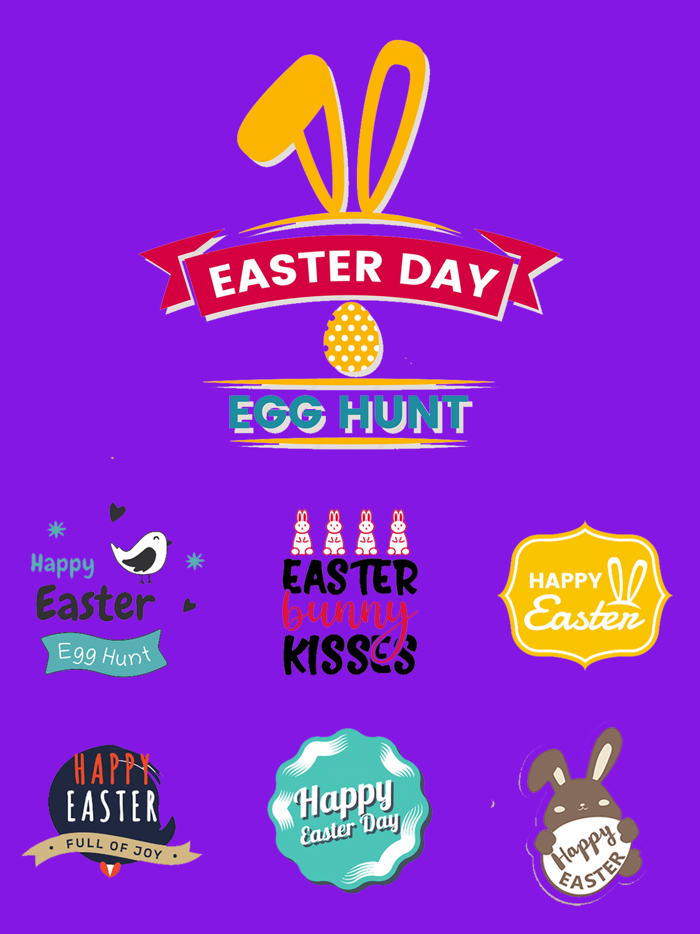 Happy Easter Stickers and Emojis