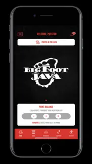 bigfoot java rewards iphone screenshot 1