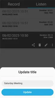 How to cancel & delete quick voice recorder pro 1