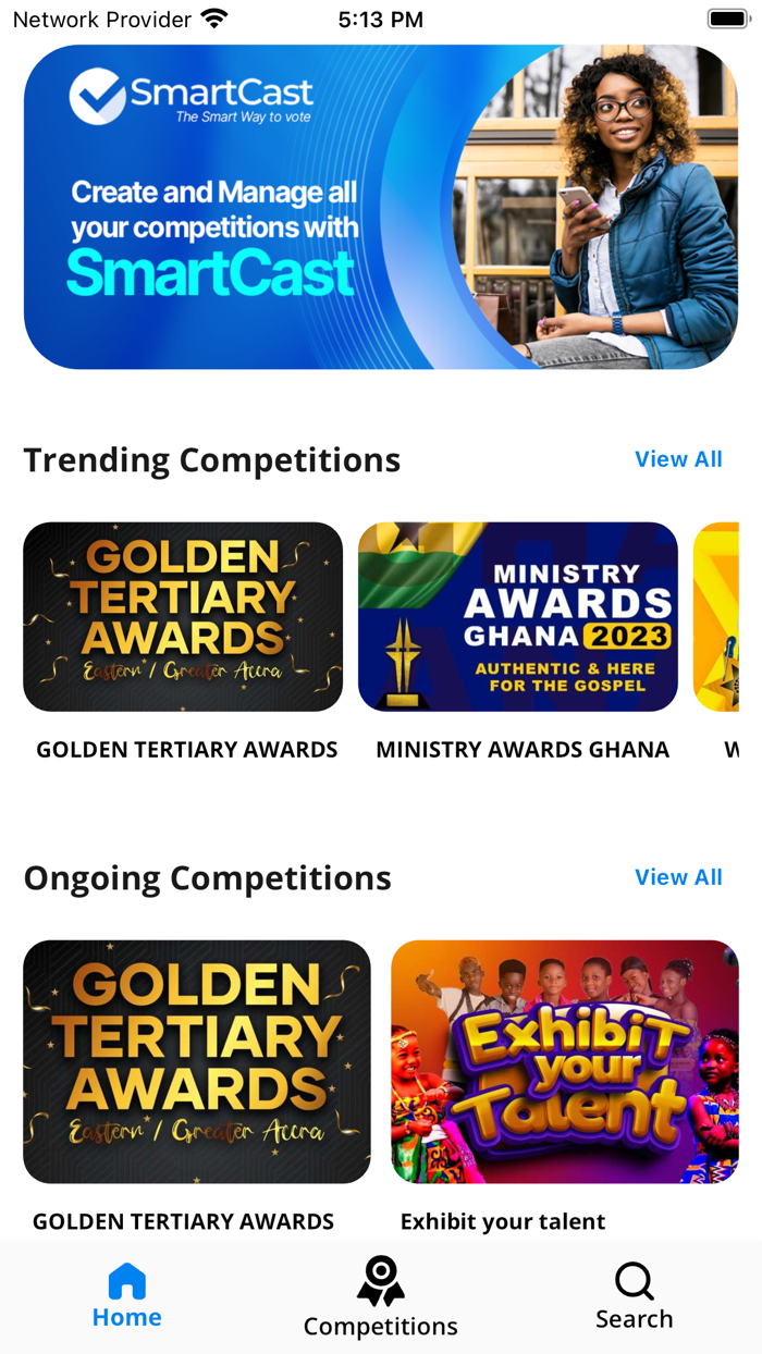 SmartCast Voting App by Nalo