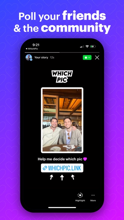 WhichPic: Poll & Chat