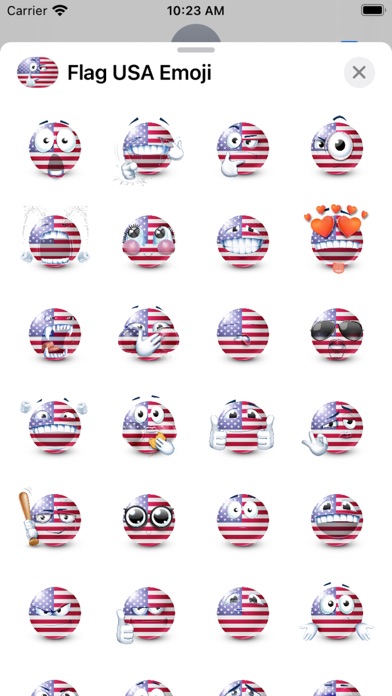 USA Flag Emoji Screenshot