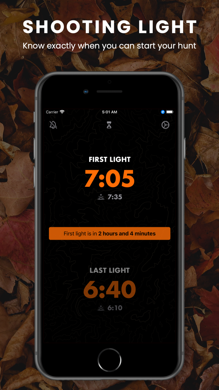 Shooting Light Hunt Clock