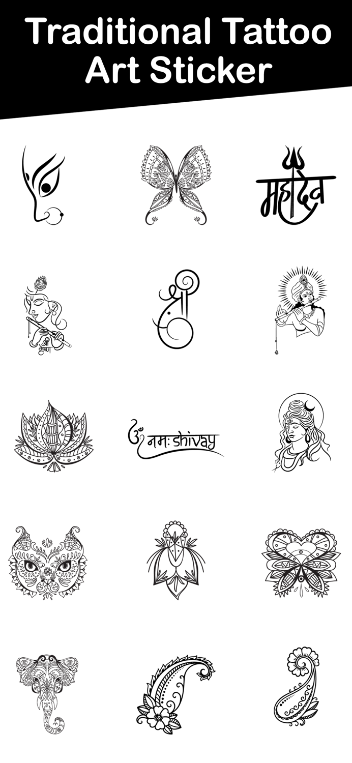 Traditional Tattoo Art Sticker