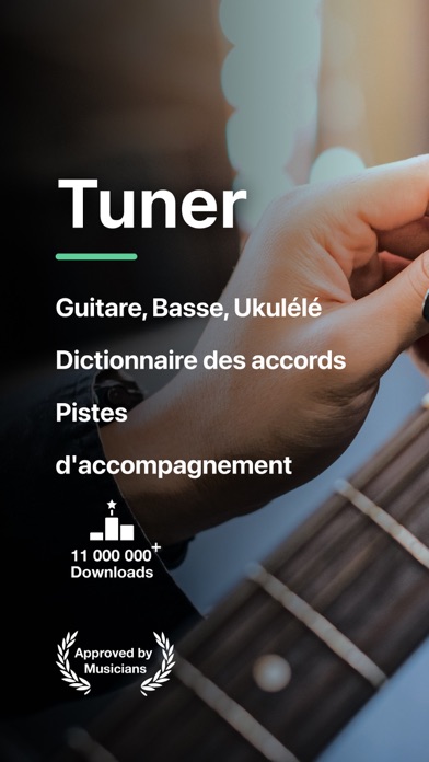 Screenshot #1 pour Guitar Tuner Pro - Accordeur