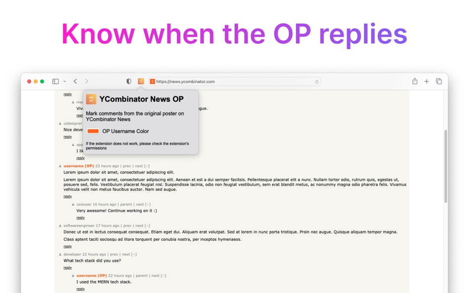 #1. HN OP Marker (macOS) Podle: Adam Sotak