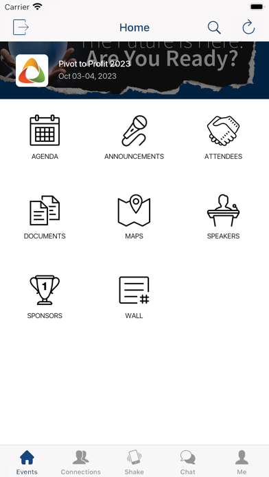 NSCA Conferences Screenshot