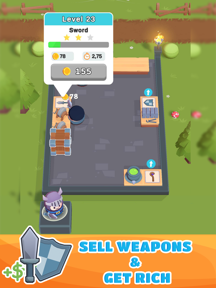 Hero Blacksmith Idle RPG