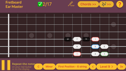 Guitar Fretboard Ear Master Screenshot