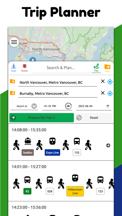 Vancouver Transit - Metro Area Screenshot