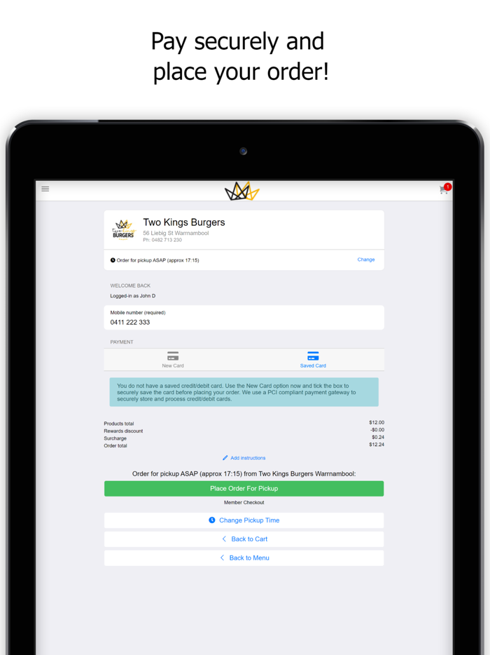 Two Kings Burgers Warrnambool