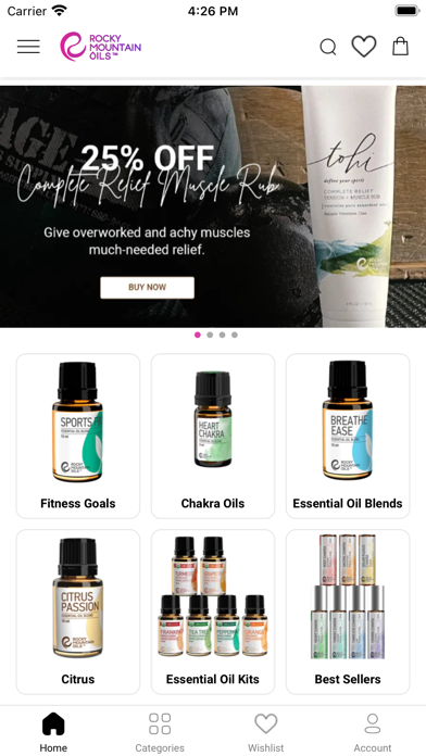 Rocky Mountain Oils Screenshot 2 - AppWisp.com Rocky Mountain Oils Screenshot 2 - AppWisp.com