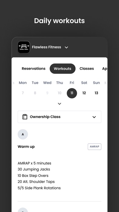 Flawless Fitness Inc Screenshot