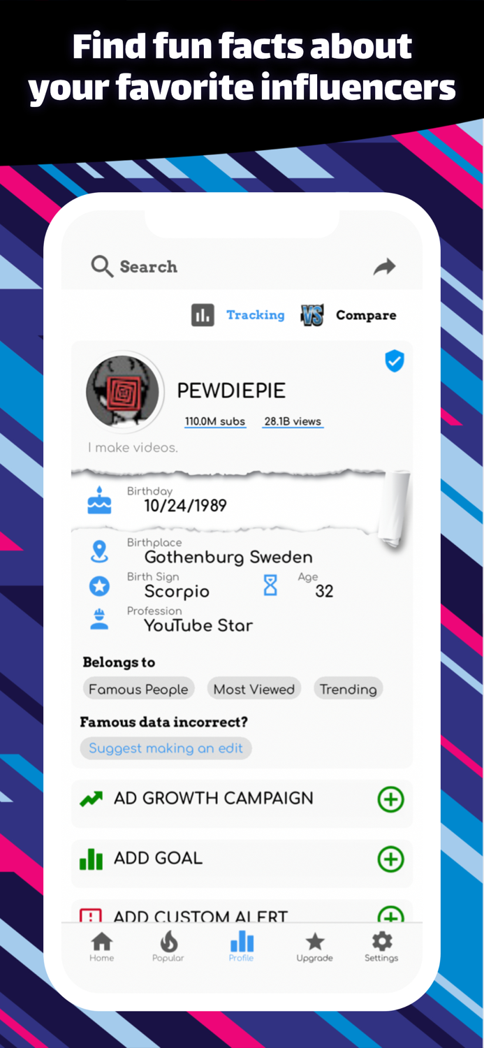 StatStory for YouTube Stats