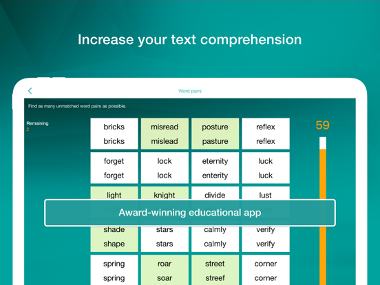 Screenshot #3 for Reading Trainer