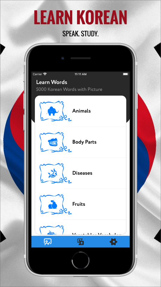 #1. Korean - Dictionary,Translator (iOS) 由: Bhavinkumar Satashiya