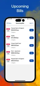 Bill Organizer & Reminder screenshot #3 for iPhone