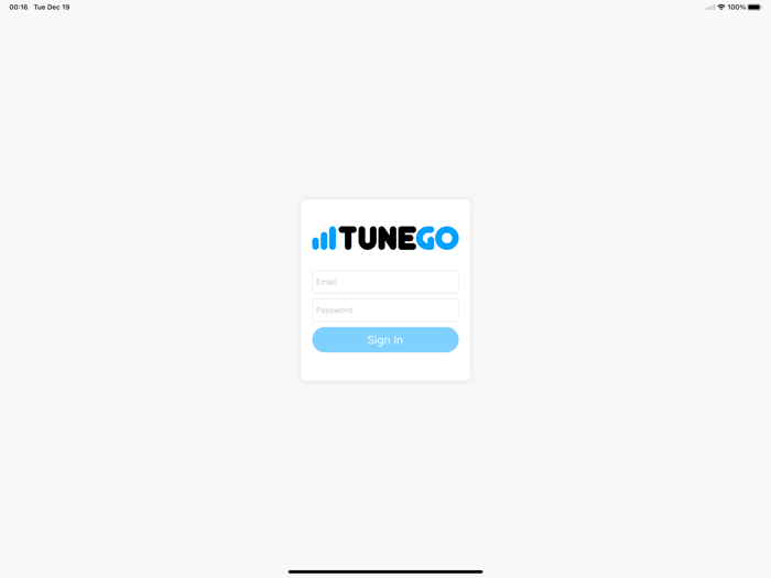 TuneGO Event Manager