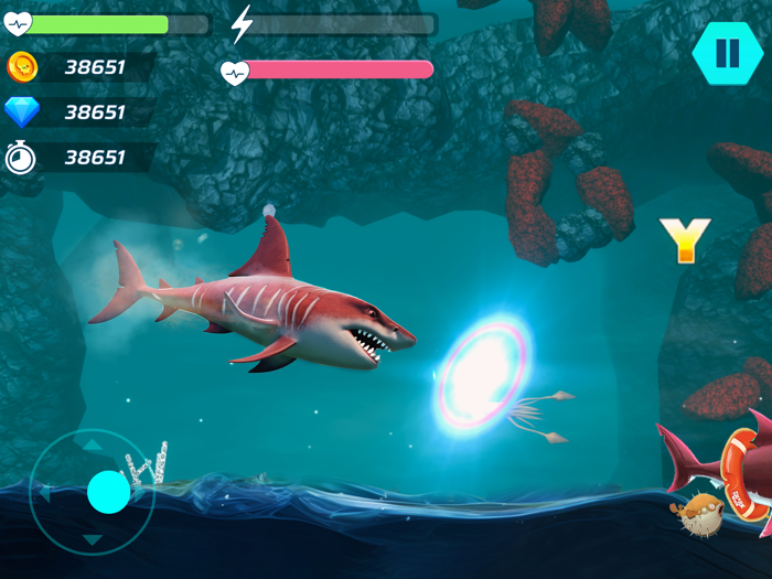 Angry Shark Hunting Shark Game