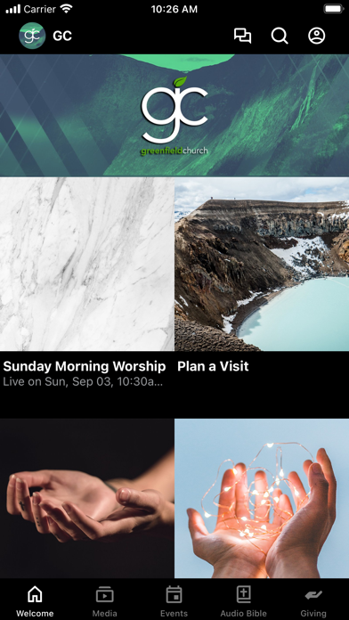 Greenfield Church Screenshot