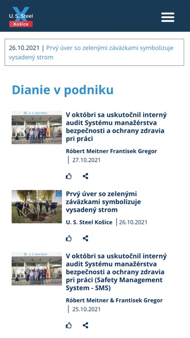 The X App Košice Screenshot